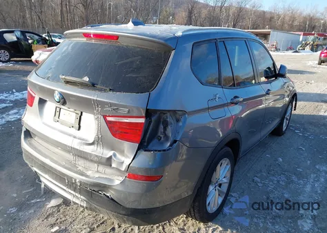 2016 BMW X3 xDrive28I из США, поврежденный, VIN 5UXWX9C59G0D85619